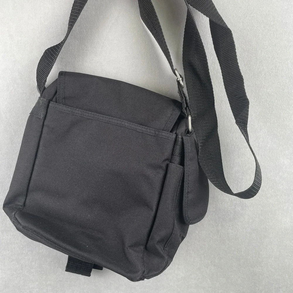 Disneyland Resort 50th Anniversary Mickey Mouse Black Canvas Crossbody Bag 2005‎